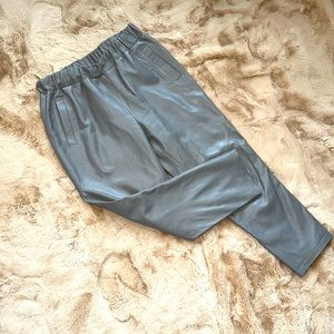 Genuine leather pants, size S!